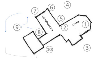 Lageplan Oster-Erlebnispfad